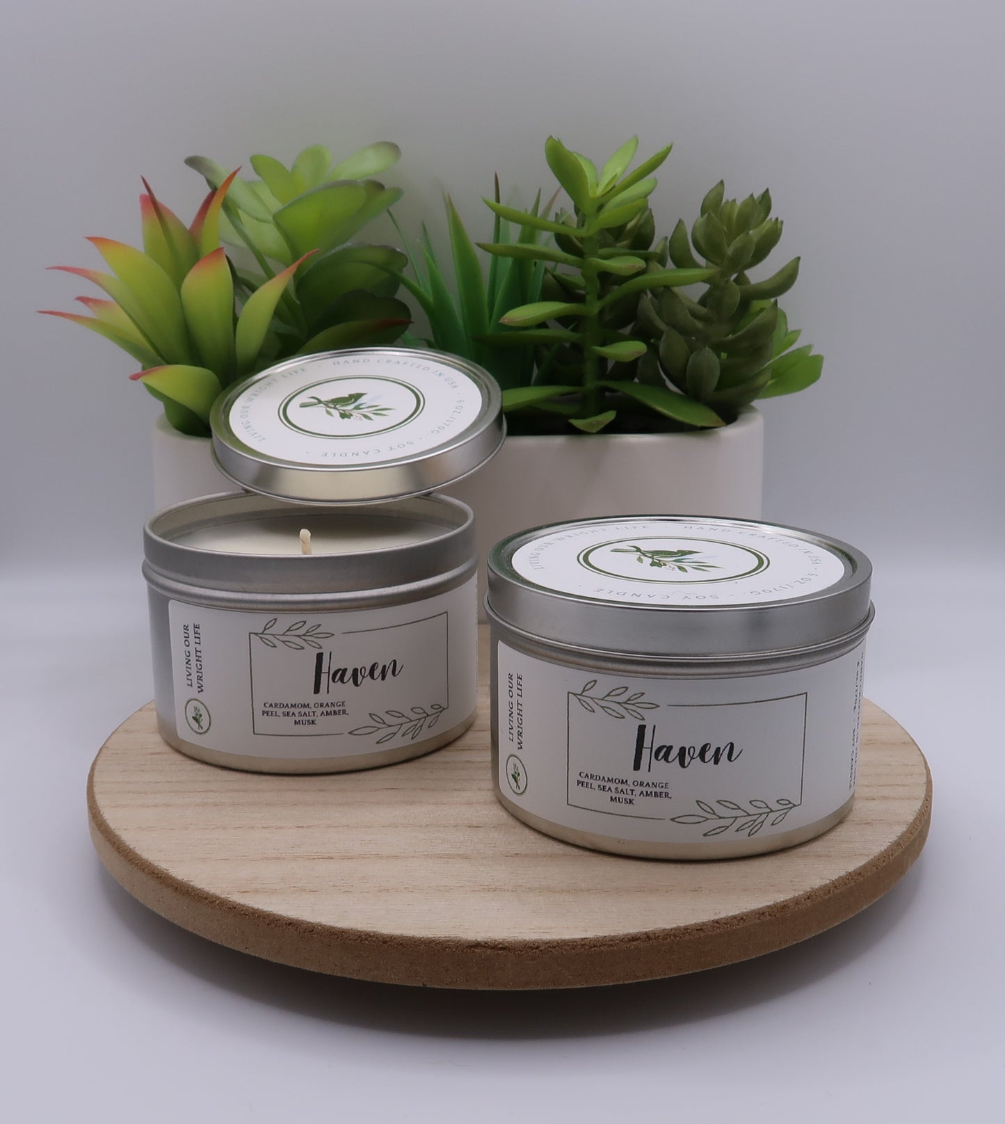 Haven Tin Candle