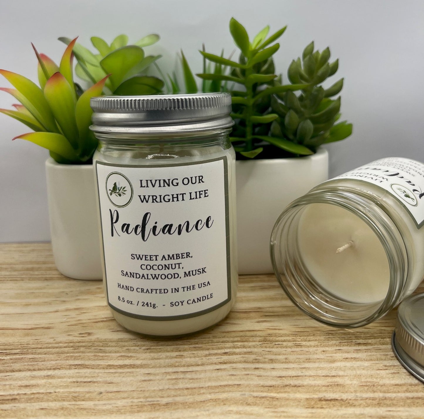 Radiance Glass Candle