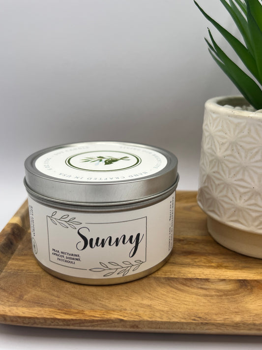 Sunny Tin Candle