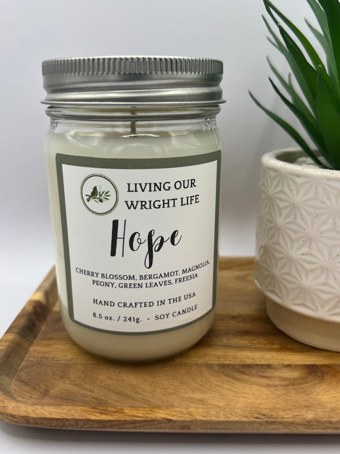 Hope Glass Candle