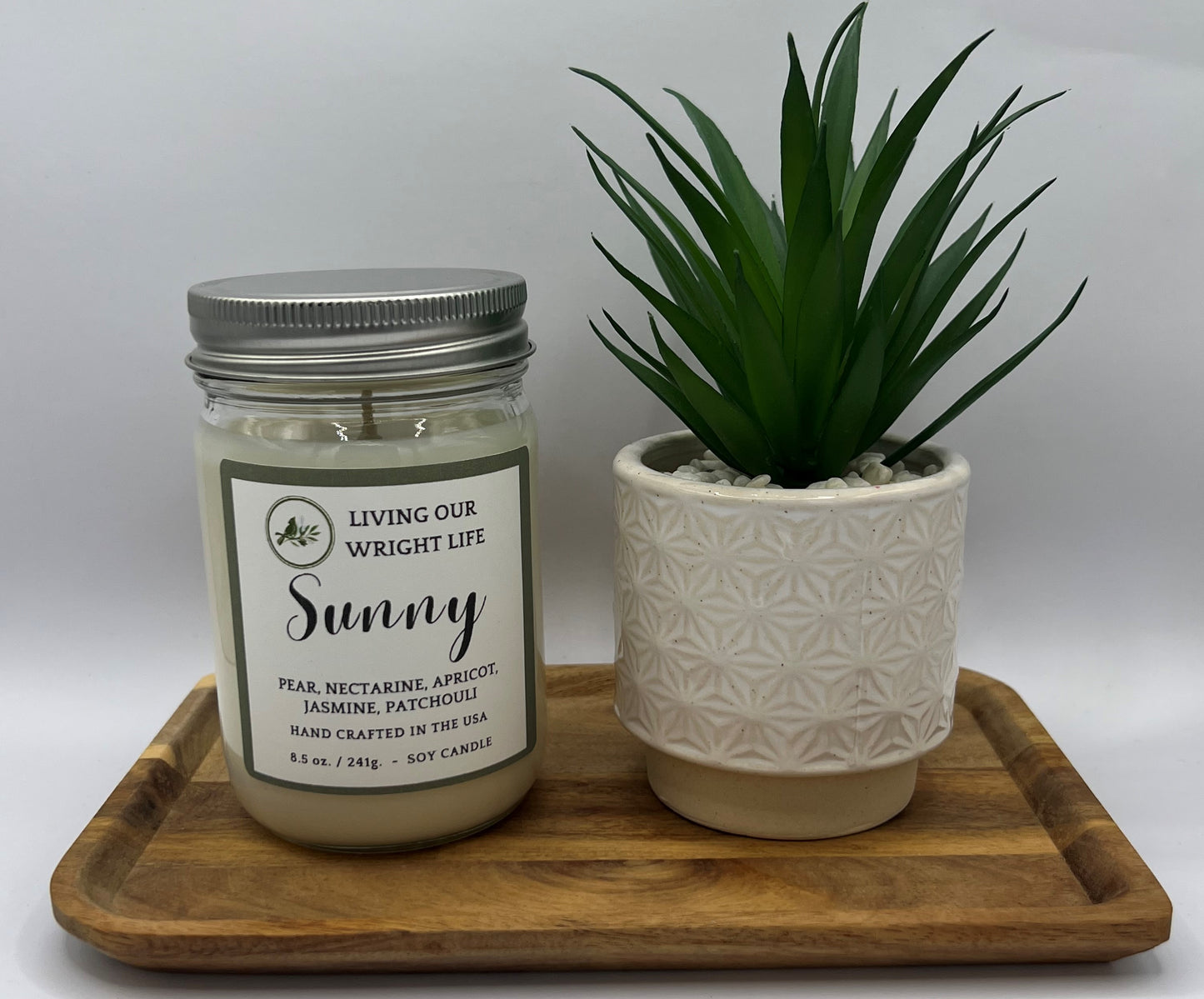 Sunny Glass Candle