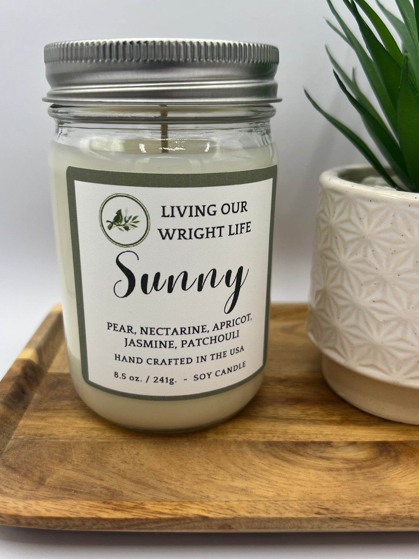 Sunny Glass Candle