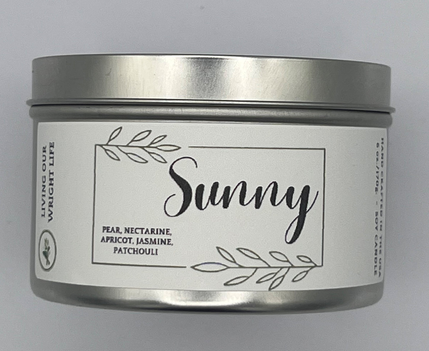 Sunny Tin Candle