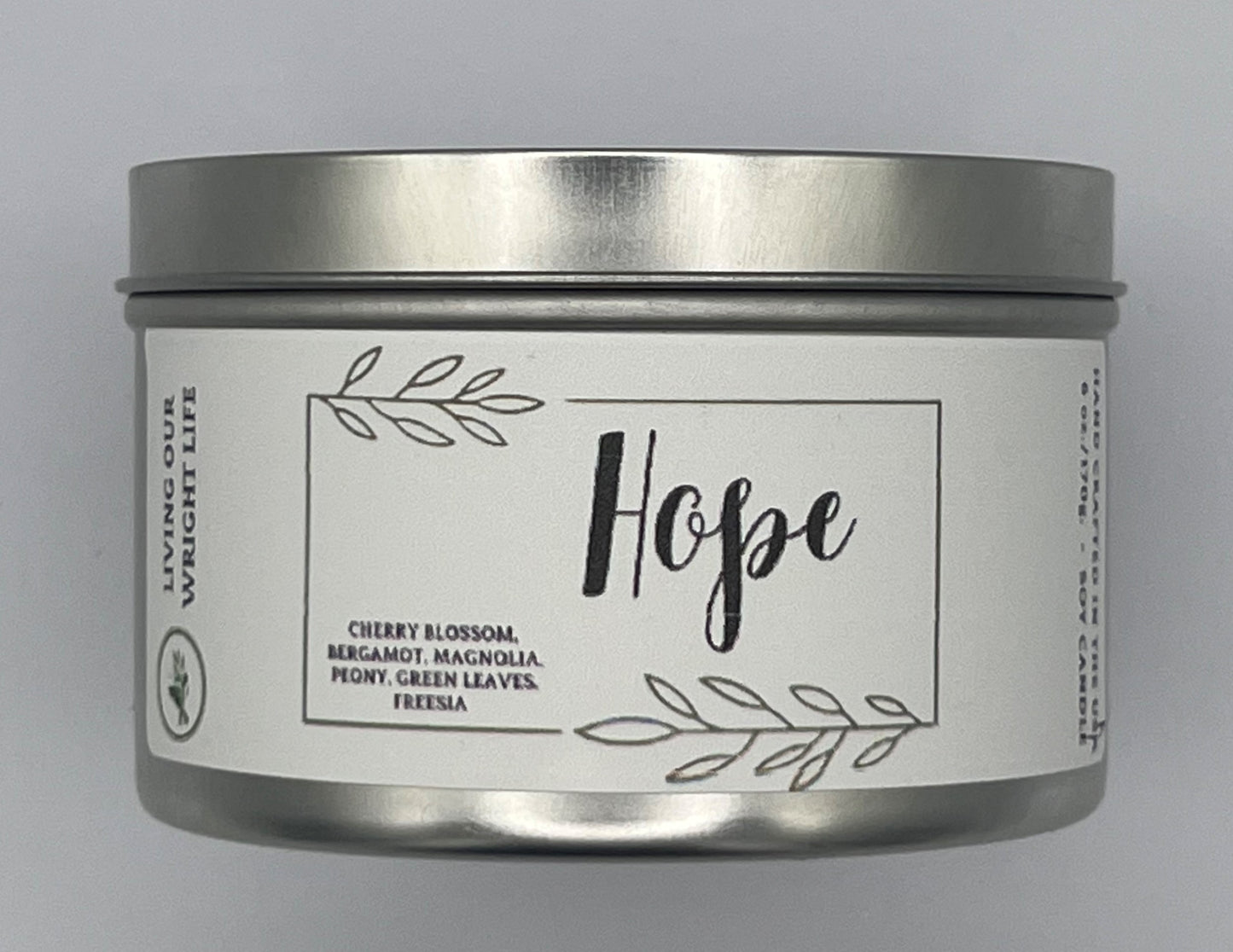 Hope Tin Candle