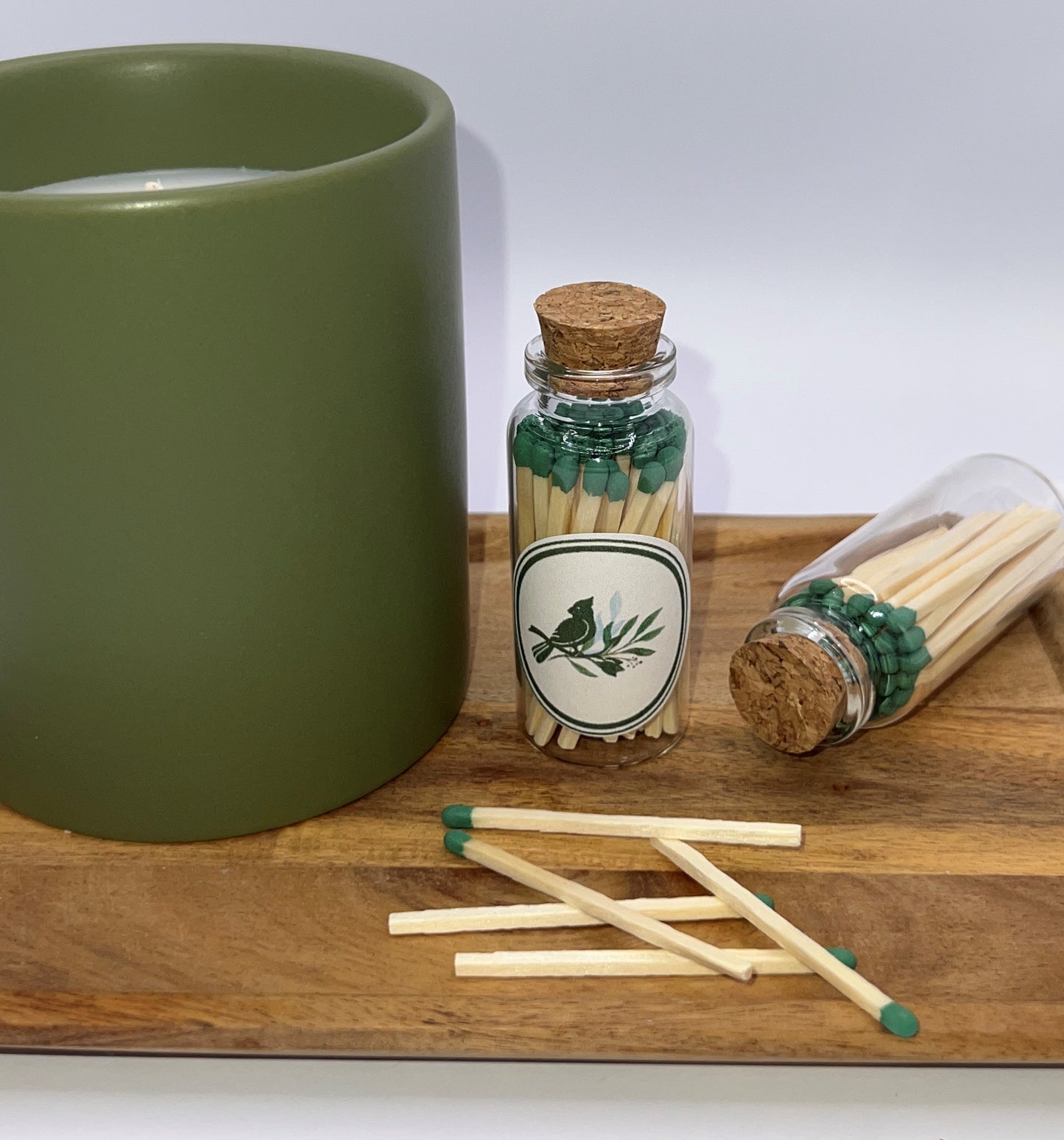 Safety Matches in Glass Jar