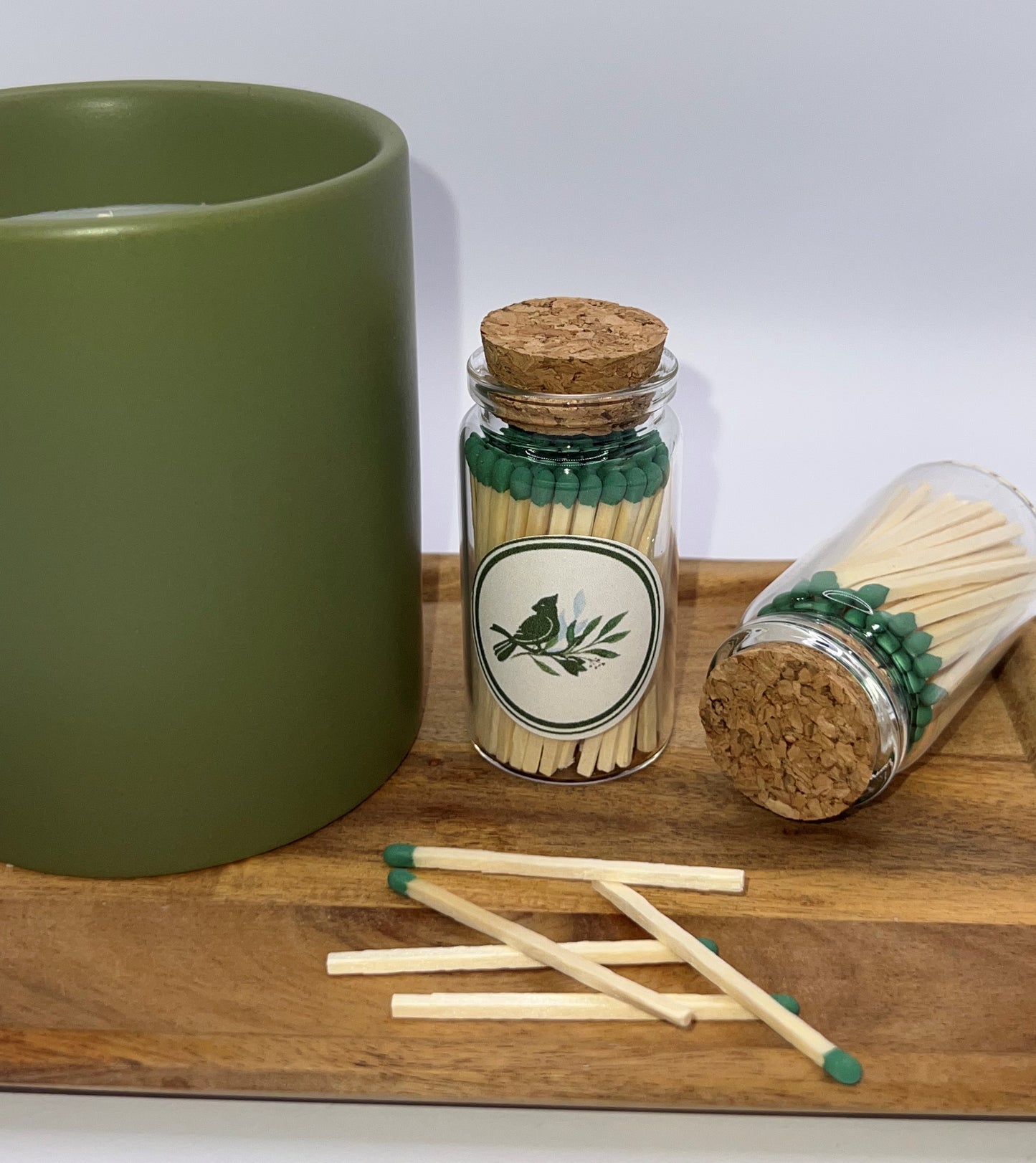 Safety Matches in Glass Jar