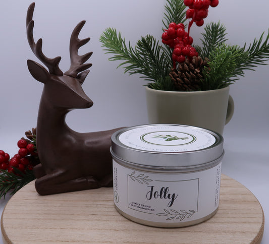 Jolly Tin Candle