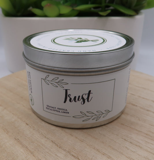 Trust Tin Candle